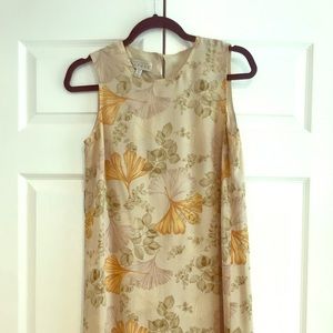 Adrienna Papell Silk floral dress